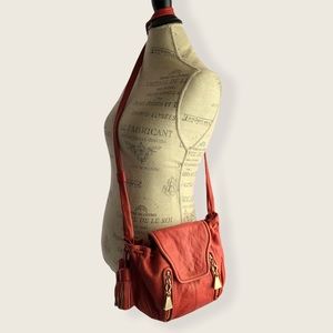 See by Chloé Cherry Slouchy Red Leather Cross Body Bag